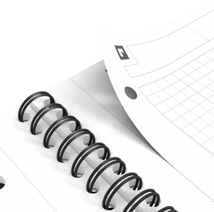 Actual product image Oxford Notizbuch (A4, Checked, Hardcover)
