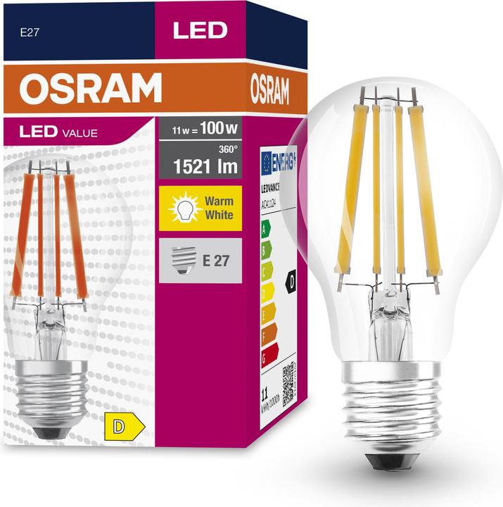 Immagine prodotto Osram Lampada a filamento LED (E27, 11000 W, 1521 lm, 1 x, D)