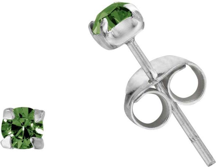 Image du produit Bijouteria Clous d'oreille (Argent 925, Cristallin)