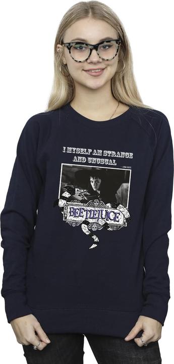 Image du produit Beetlejuice - Sweat MYSELF AM STRANGE AND UNUSUAL - Femme (4XL)