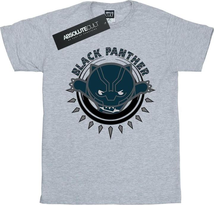 Immagine prodotto Kawaii Black Panther Pounce Maglietta Uomo (L)