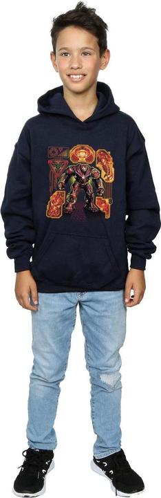 Produktbild Avengers Infinity War Hulkbuster Blueprint Kapuzenpullover Jungen (140, 146)