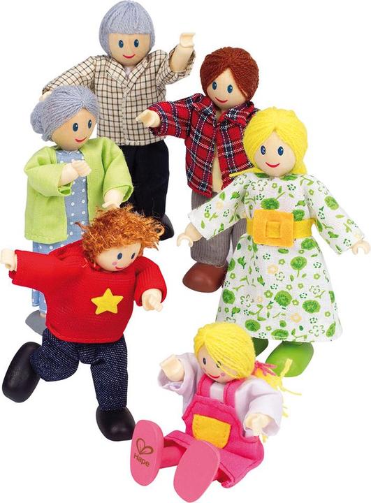 Immagine prodotto Hape Famiglia di bambole colore della pelle chiara