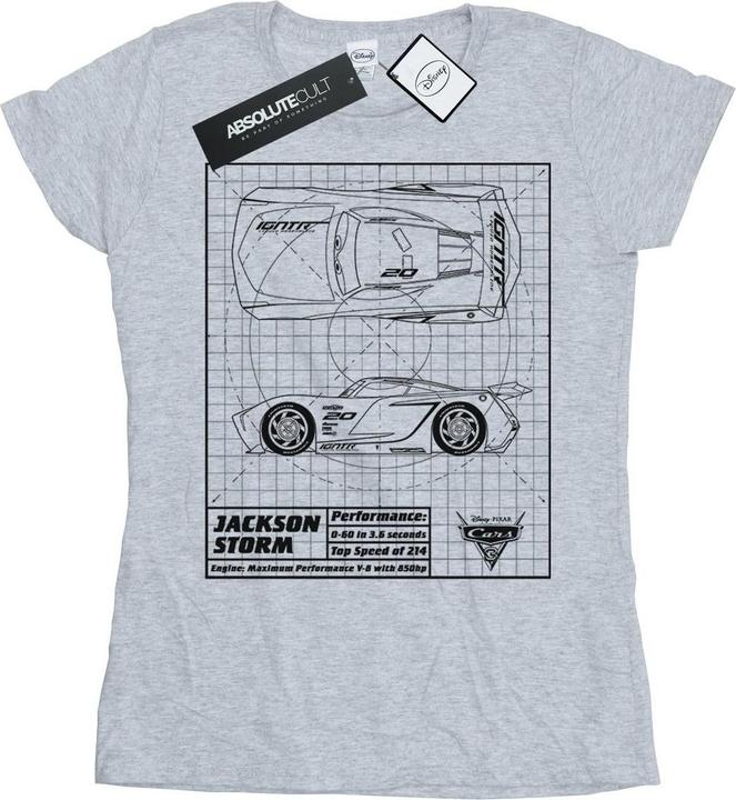 Produktbild Disney Cars Jackson Storm Blueprint TShirt (XL)