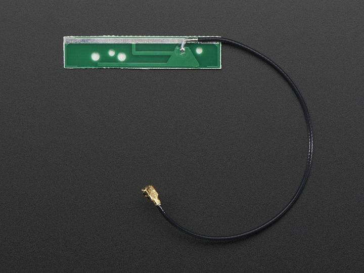 Actual product image Adafruit 2.4GHz Mini Flexible WiFi Antenna w/uFL Connector 100mm (Aerial)