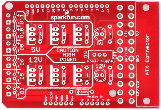 Produktbild SparkFun Power Driver Shield Kit