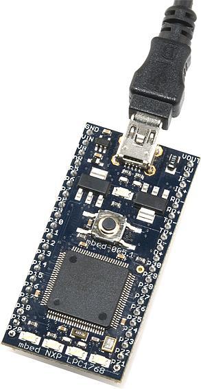 Actual product image Mbed NXP LCP1768 Prototyping Board (Various)