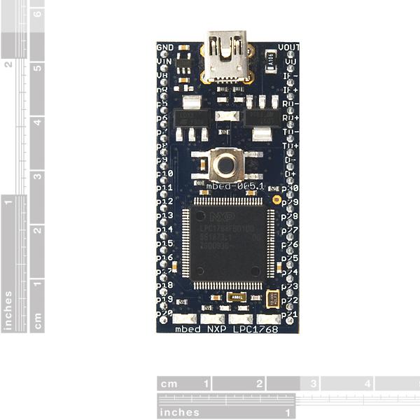 Actual product image Mbed NXP LCP1768 Prototyping Board (Various)