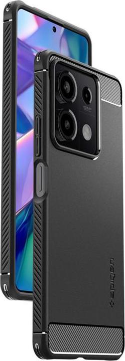 Actual product image Spigen Rugged Armor case for Xiaomi Redmi Note 13 5G - matte black (Xiaomi Redmi Note 13 5G)