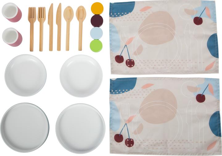 Actual product image small foot Tableware set "tasty