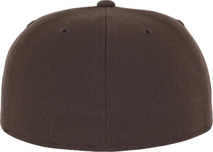 Actual product image Yupoong Flexfit Unisex Premium 210 Fitted Flat Peak Cap (L)