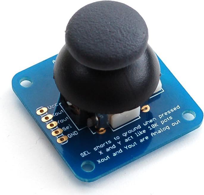 Image du produit Adafruit Joystick de pouce à 2 axes avec bouton de sélection Breako (Bouclier)