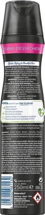 Produktbild NIVEA Styling Extra Hold Aeros Spr 250 ml (250 ml)