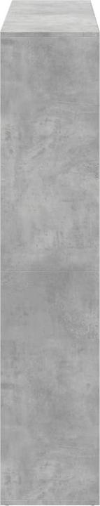 Produktbild VidaXL Bücherregal Raumteiler Wandregal Standregal Raumtrenner Regal Betongrau (137.5 x 29 x 137.5 cm)