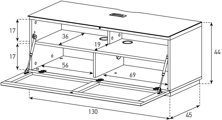 Immagine prodotto Sonorous STA130T (130 x 45 x 45 cm)