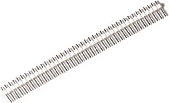 Play-Zone Stiftleiste 1 X 40 Polig RasterMass 2.54mm Weiss