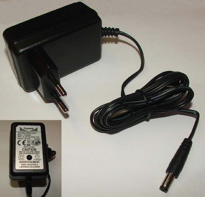 Actual product image Fuyuang Power supply AC/DC adapter 5V DC 2000mA 5.5mm*2.1mm