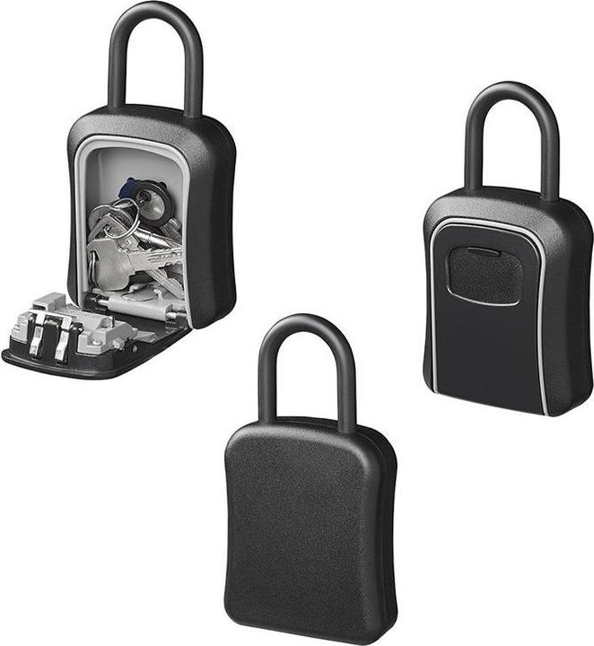 Actual product image ProPlus Key safe with number combination with metal U-bolt