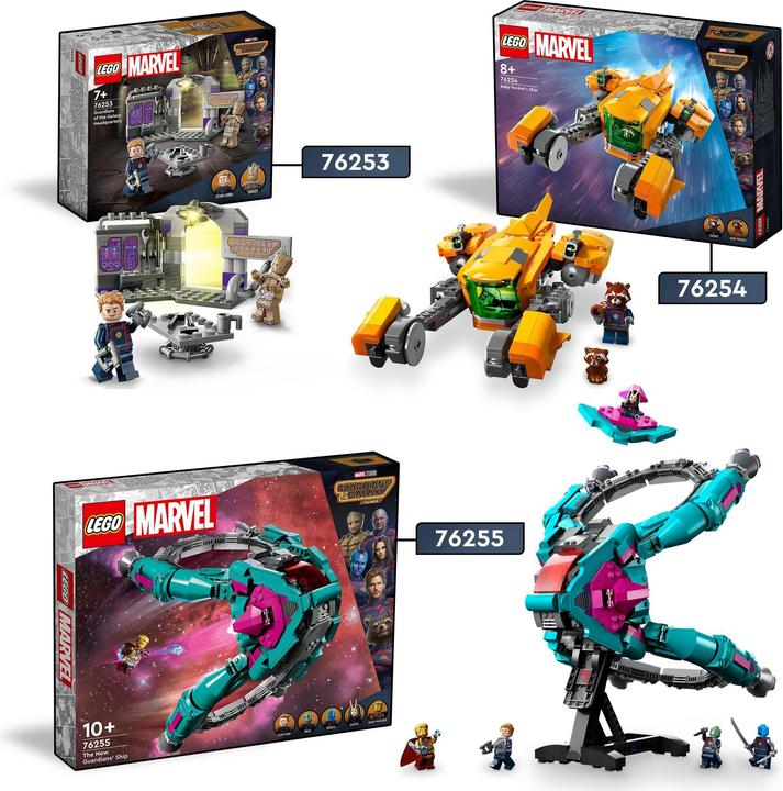 Actual product image LEGO The Guardians' new ship (76255, LEGO Marvel)