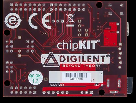 Actual product image Digilent ChipKit uC32 DevBoard with UNO R3 Headers (Electronics kit)