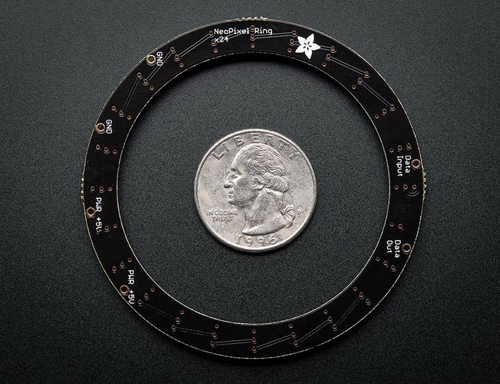 Image du produit Adafruit NeoPixel Ring 24 x WS2812 5050 RGB LED