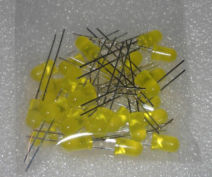 Image du produit OEM 30 pcs. LED jaune 5mm