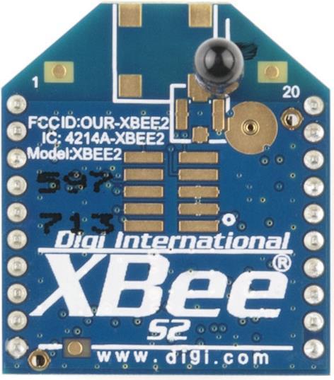 Actual product image Digi XBee 2mW Wire Antenna Series 2 (ZigBee Mesh)