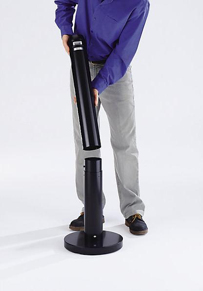 Image du produit Rubbermaid Colonne de cendrier en aluminium