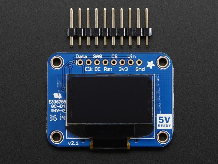 Immagine prodotto Adafruit Display grafico OLED monocromatico 0,96" 128x64 (Display)
