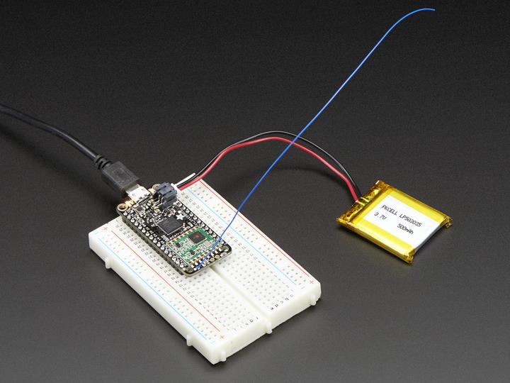 Immagine prodotto Adafruit Feather 32u4 con radio a pacchetti RFM69HCW 433MHz (Microcontrollore)