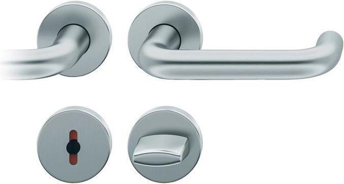 Actual product image FSB Rosette fitting 12 1070 stainless steel F69 round WC-R8 DIN left / right D/D (Door set)
