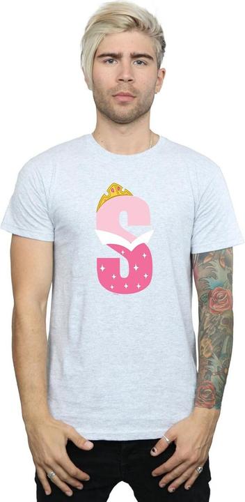 Actual product image Disney Mens Alphabet S Is For Sleeping Beauty T-Shirt (XL)
