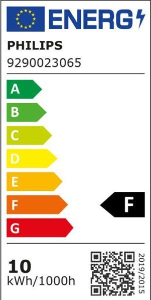 Etichetta energetica Philips Lampada LED E27 set di 4 75W 2700K (E27, 10.50 W, 1055 lm, 4 x, F)