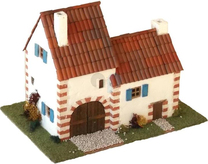 Immagine prodotto Block Cuit. Kit modello 3D in ceramica - Casa tipica della Repubblica Ceca (26 x 13 x 22 cm)
