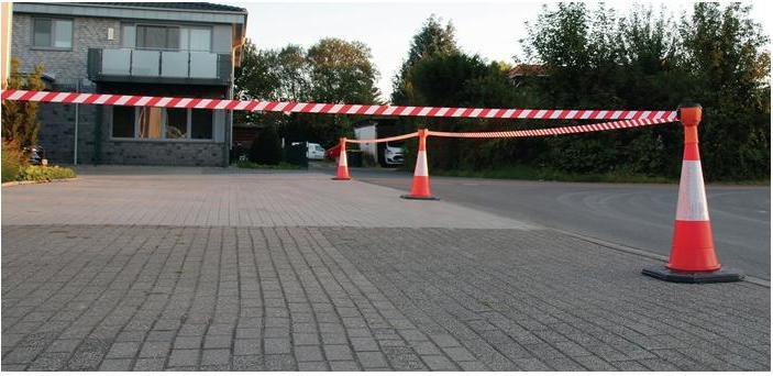 Image du produit HP Autozubehör Cône de signalisation ALCT Sangle 9 m orange