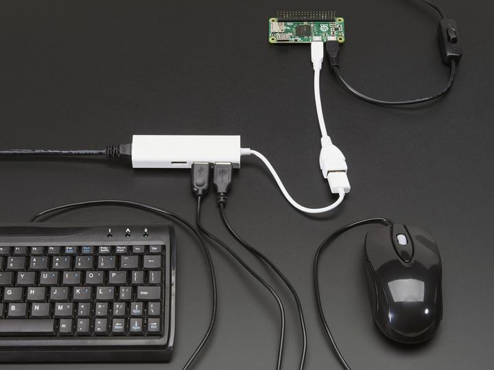 Actual product image OEM USB 2.0 and Ethernet Hub (3 x USB 1 x Ethernet)