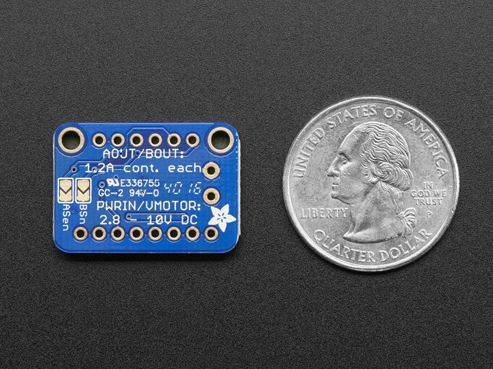 Actual product image Adafruit DRV8833 DC/Stepper Motor Driver Breakout Board