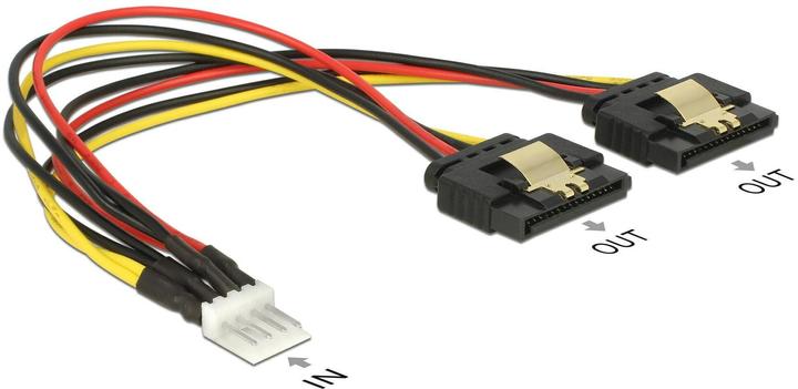 Image du produit Delock Connecteur pour disquette - 2x adaptateur d'alimentation SATA