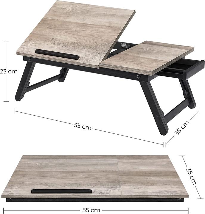 Produktbild Songmics Laptoptisch, Greige
