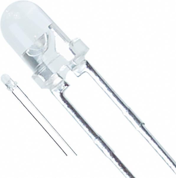 Image du produit OEM LED Blanche 3mm Boîtier Transparent