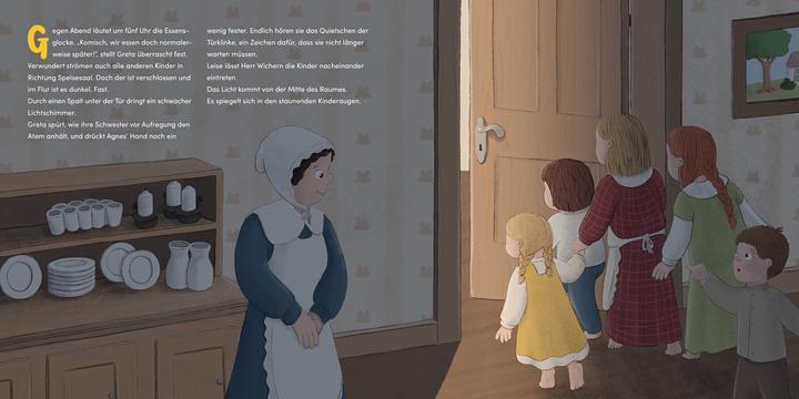 Image du produit Greta wartet auf Weihnachten - Wie der Adventskranz erfunden wurde (Allemand, Nadine Hasselwander Sabine Wiediger, 2024)