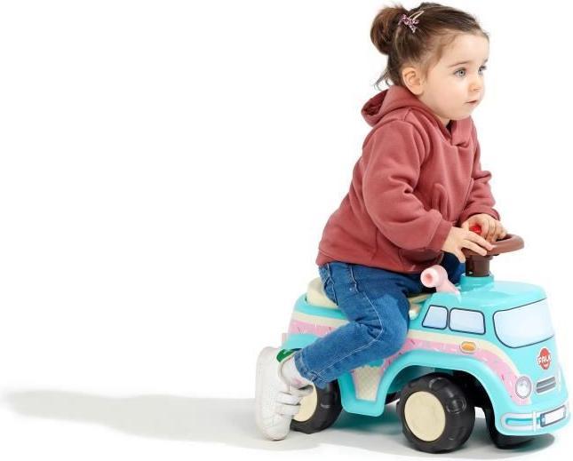 Actual product image Falk Loopauto Ijscoman Loopwagen Mini Van met accessoires 1-3 jaar (2009947)