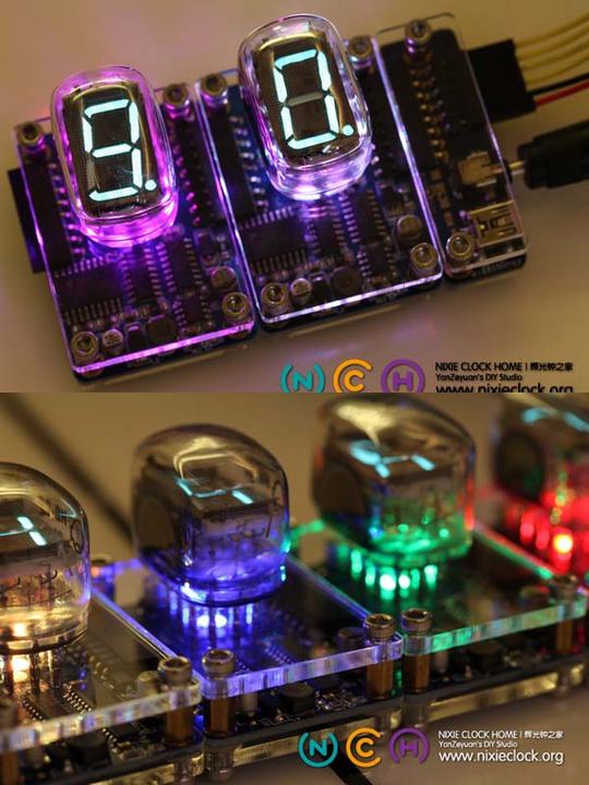 Actual product image Nixieclock IV-22 VFD Module for Arduino (Timepiece)