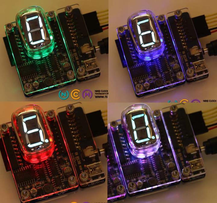 Actual product image Nixieclock IV-22 VFD Module for Arduino (Timepiece)