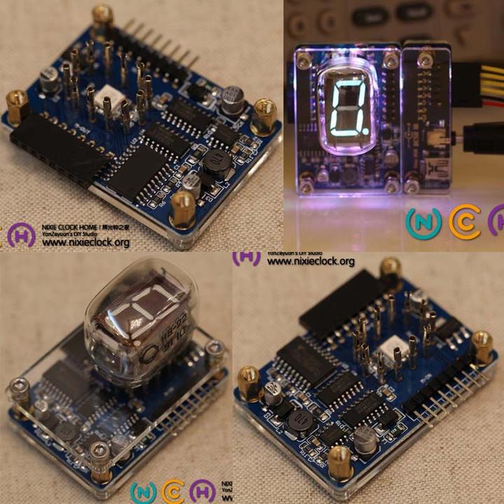 Actual product image Nixieclock IV-22 VFD Module for Arduino (Timepiece)