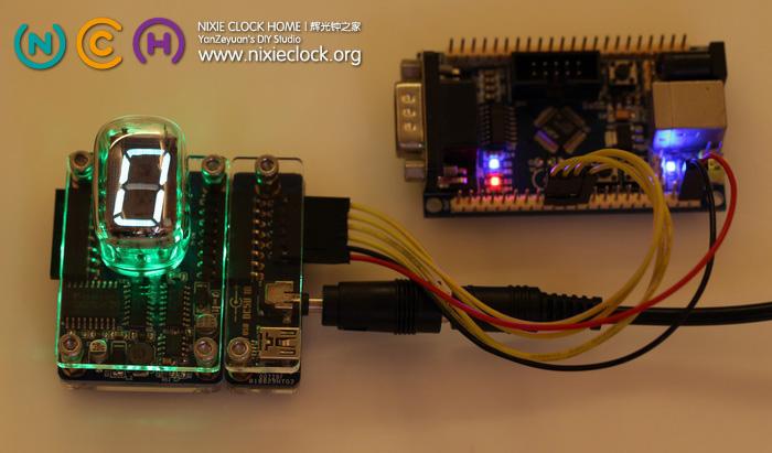 Actual product image Nixieclock IV-22 VFD Module for Arduino (Timepiece)
