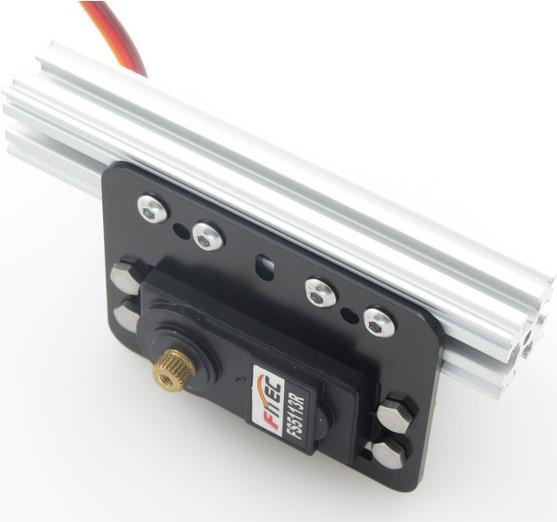 Actual product image OpenBeam Bracket servo mount (OpenBeam Projects, Construction kit)