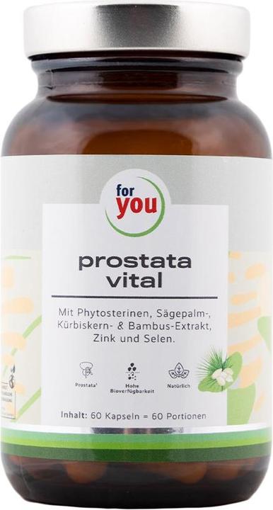 Produktbild For You prostata vital (60 Stück, Kapseln, 44.50 g)