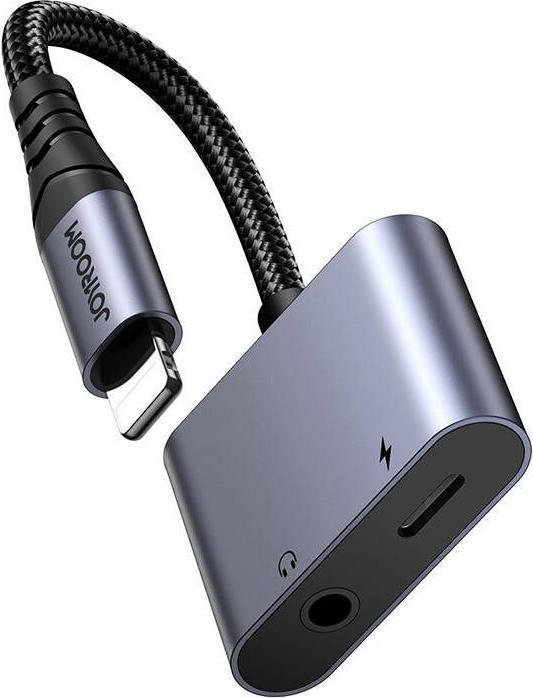 Immagine prodotto Joyroom Adattatore audio 2-in-1 da Lightning a Lightning doppio - Nero (Lightning, Lightning)