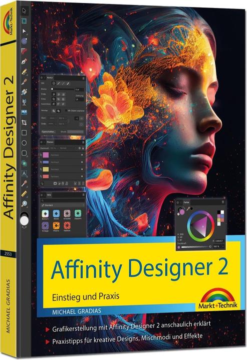 Immagine prodotto Affinity Designer 2 - Einstieg und Praxis für Windows Version - Die Anleitung Schritt für Sc (Tedesco, Michael Gradias, 2023)